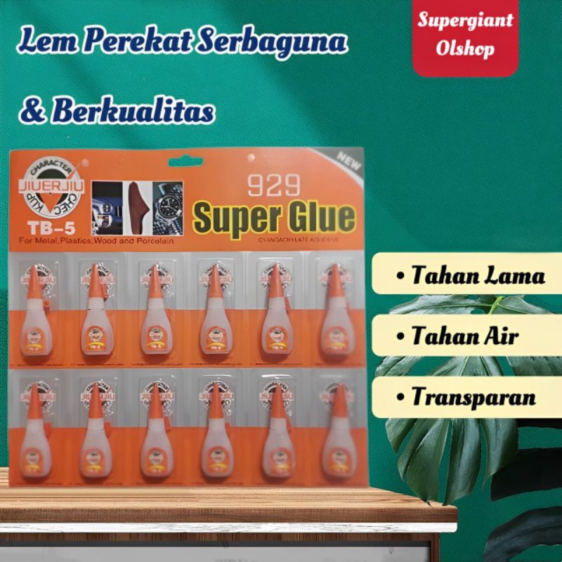 

Lem Super Glue Instant Quick Dry Cairan Perekat Sangat Kuat Maksimal Cepat Kering Serbaguna