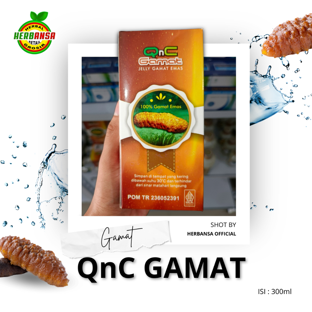QnC Gamat Jelly Emas 300ml