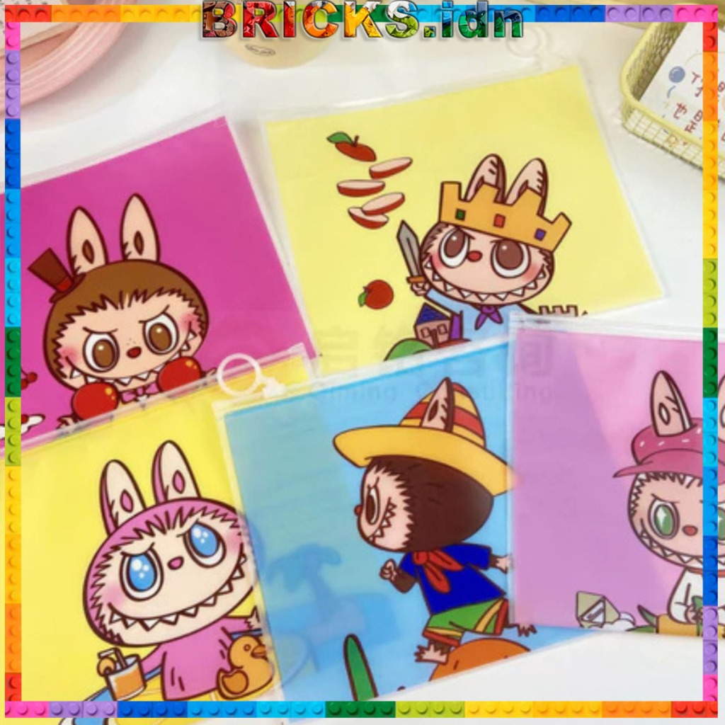 

Zipper Pouch Ziplock Tempat Alat Tulis Kartun Motif Labubu ST33