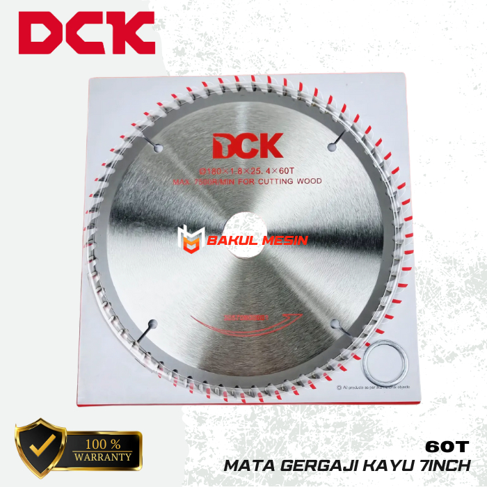 DCK saw blade mata gergaji kayu circular saw 7inch 60T