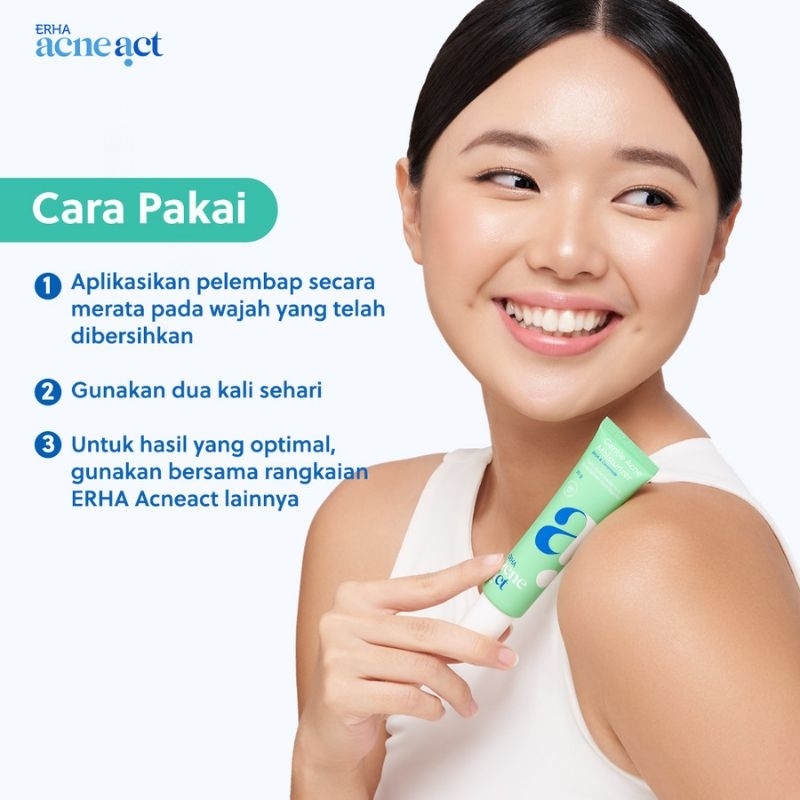 ERHA Acneact Gentle Acne Moisturizer BHA & Ceramide