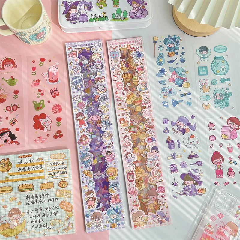 

STIKER MOTIF CARTOON TRANSPARAN / STIKER SET PANJANG