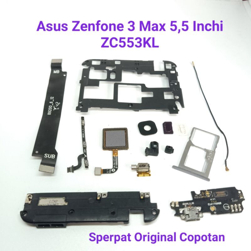 Sperpat Asus Zenfone 3 Max 5,5 Inchi X00DDB ZC553KL Original Copotan  Buzer speaker dering  Flexi UI