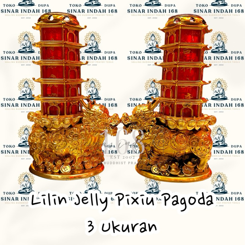 LILIN JELLY IMLEK PIXIU PAGODA / LILIN JELLY MODEL TERBARU PIXIU PAGODA / LILIN JELLY 5 HARI / LILIN