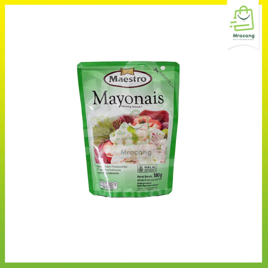 

Mayonais Maestro / Saus Mayonais Kurang Lemak - Berat 180gr