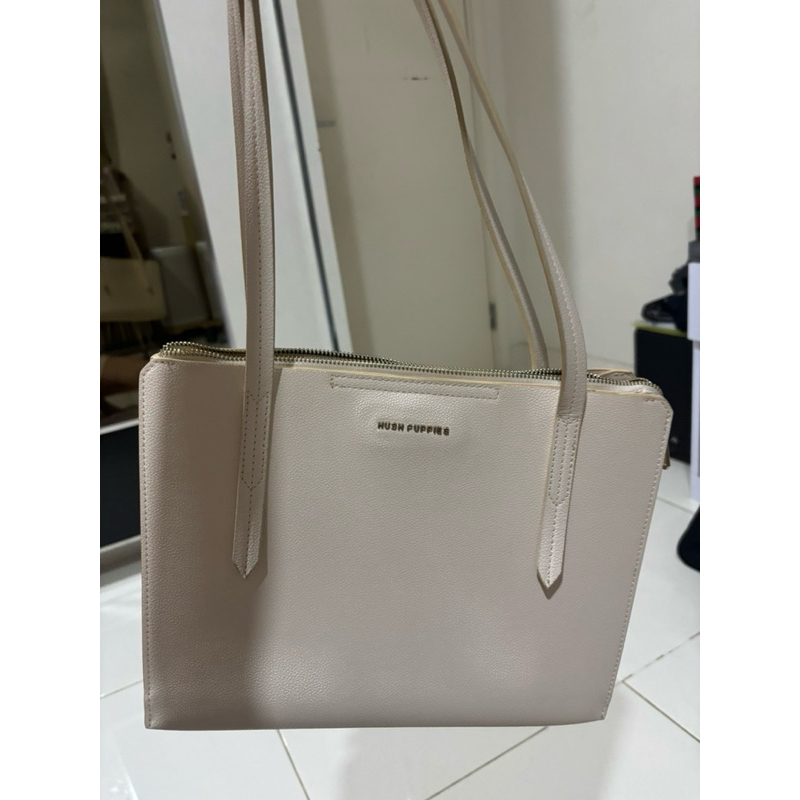 Tas Putih white Hush Puppies handbag