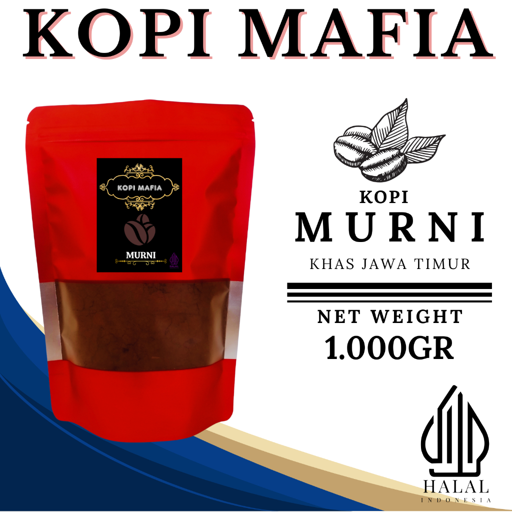 

kopi bubuk murni tanpa campuran kemasan 1 kg special