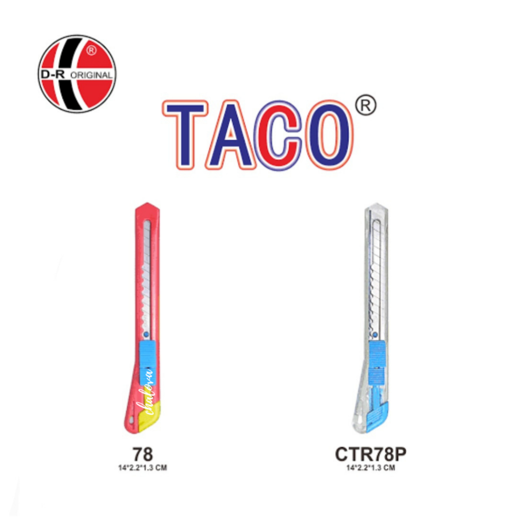 

[LUSIN] CUTTER KECIL BENING PREMIUM TACO / SILET TACO / PEMOTONG TACO / KATER TACO / CUTER TACO ISI 12 PCS