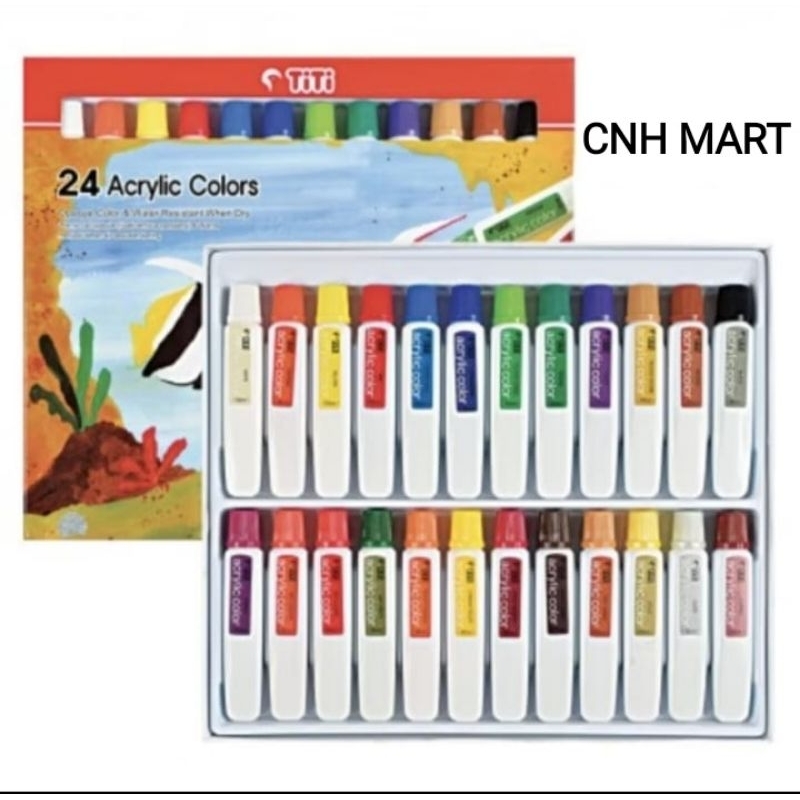 

Cat Acrylic 24 Warna TITI 12 ML