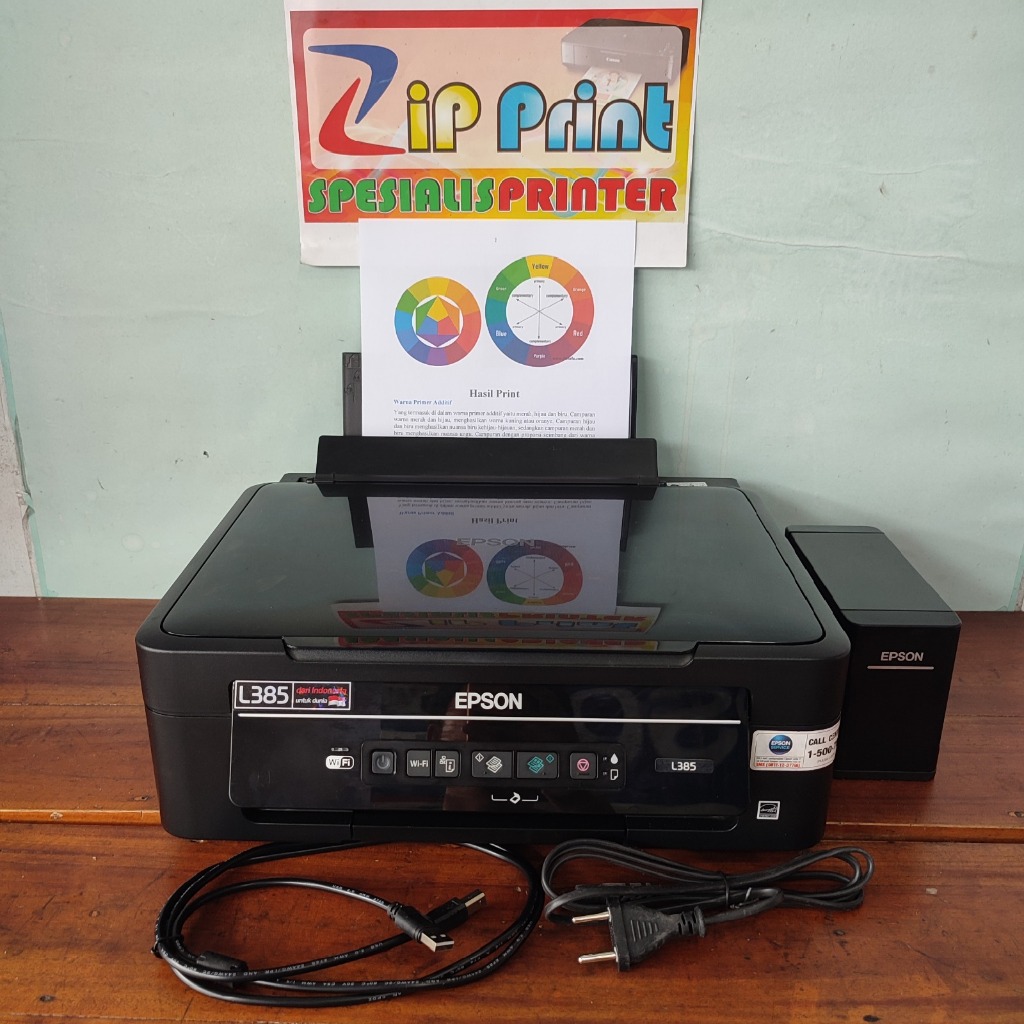 Printer Wifi Scan Copy Epson L385 Normal