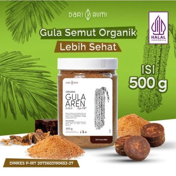 

Dari Bumi Gula Aren Bubuk Organik 500 Gr Premium Pure