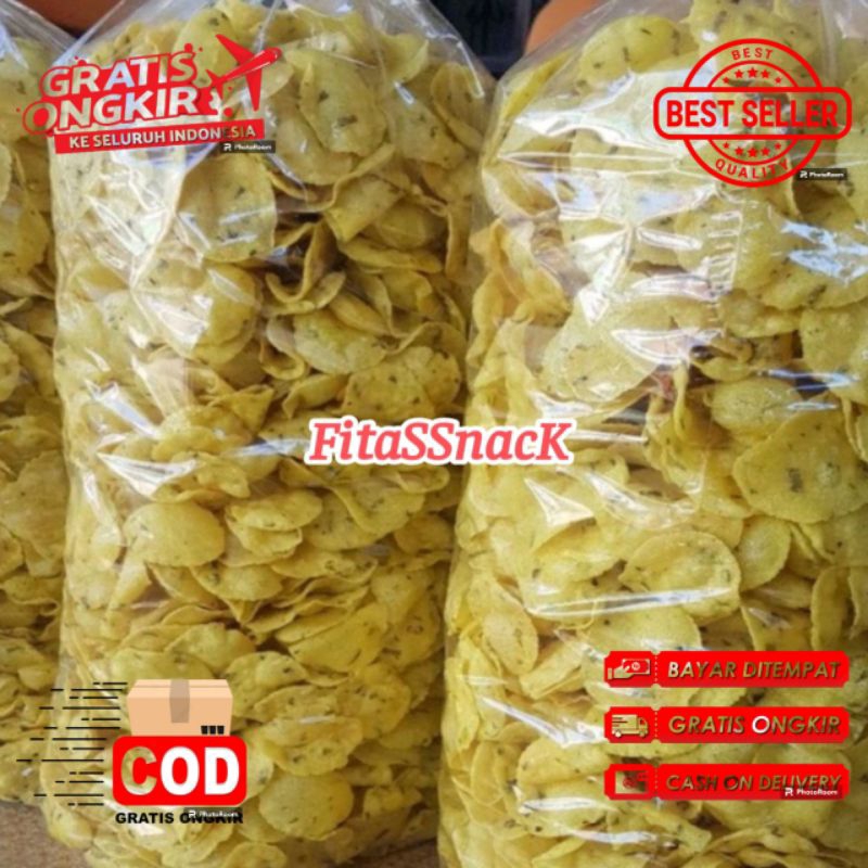 

comring bawang 1 kg original gurih TERMURAH best seller/keripik singkong comring/keripik comring/comring daun bawang ciri khas ciamis/cemilan viral/snack/kecimpring/makanan ringan murah/opak/gemlong/comring murah 1000gram