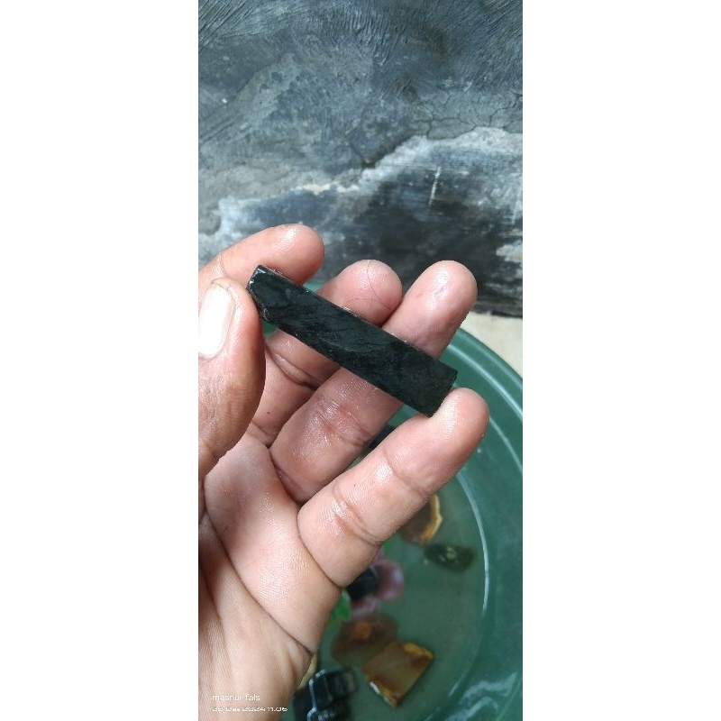 Batu giok hitam asli 100% natural