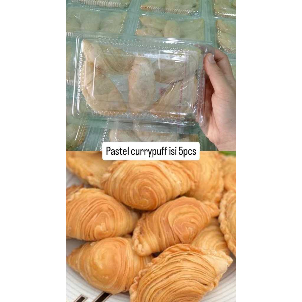 

Pastel pastry / curry puff / karipap sayuran isi 5pcs (frozen)