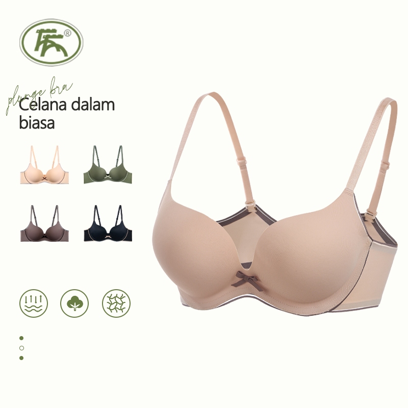 Bra Wanita Bh Mengkilap Push Up Bra Bra Wanita Bra Busa Tebal Tanpa Kawat Push Up Bra Wanita Seamles