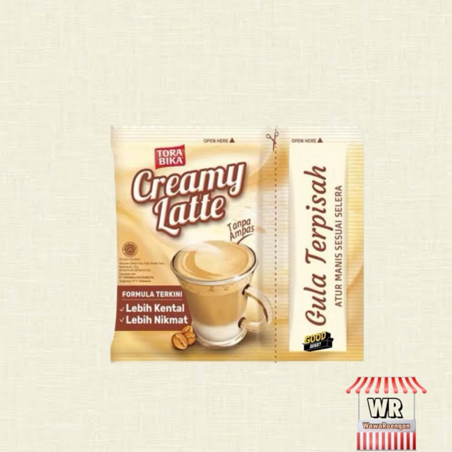 

Kopi Torabika Creamy Latte Kopi Instant 25gr Per 1pcs