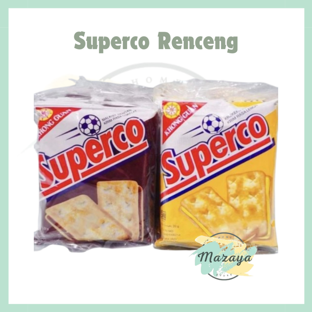 

KHONG GUAN SUPERCO 22 GR 1 RENCENG ISI 10 PCS - MAZAYA HOMESTORE