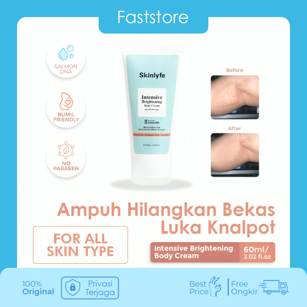 Skinlyfe Pemudar Bekas Luka dan Koreng Salep Penghilang Koreng Penghilang Bekas Luka