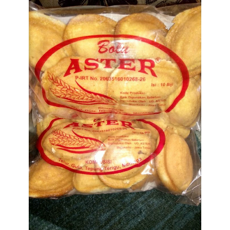 

Kue Bolu Basah dan Kering Aster Jadul Legendaris