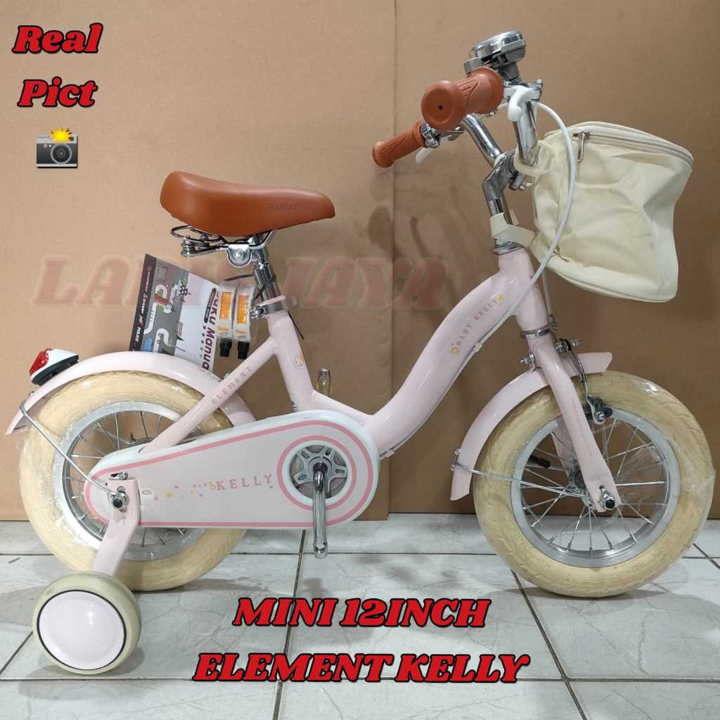 SEPEDA ANAK PEREMPUAN MINI 12 INCH ELEMENT KELLY SEPEDA ANAK 12 INCH ELEMENT , SEPEDA KERANJANG 12 I