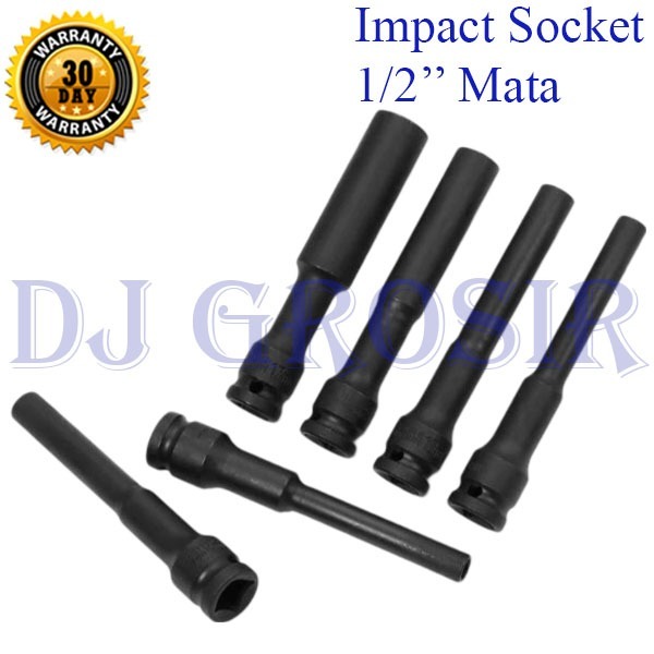 Mata Kunci Shock Kunci Shock Panjang 8-14mm Panjang 130mm 1/2'' Socket Head Adapter - 8391