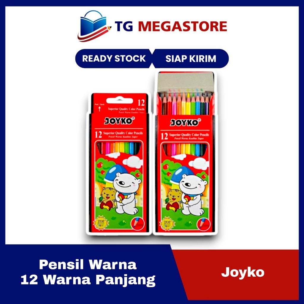 

Pensil Warna Joyko Panjang 12 Warna