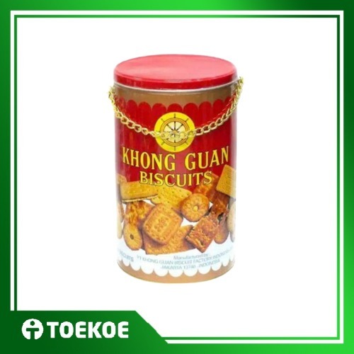 

TOEKOE Khong Guan Assorted Biskuit Kaleng Bulat 1000gr