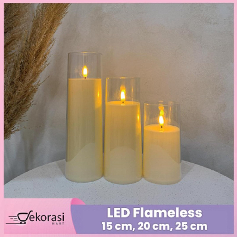 Led Flameless /Lilin led/Lilin dekorasi/Lilin palsu/Lilin hiasan/lilin natal/dekorasi natal/hiasan n