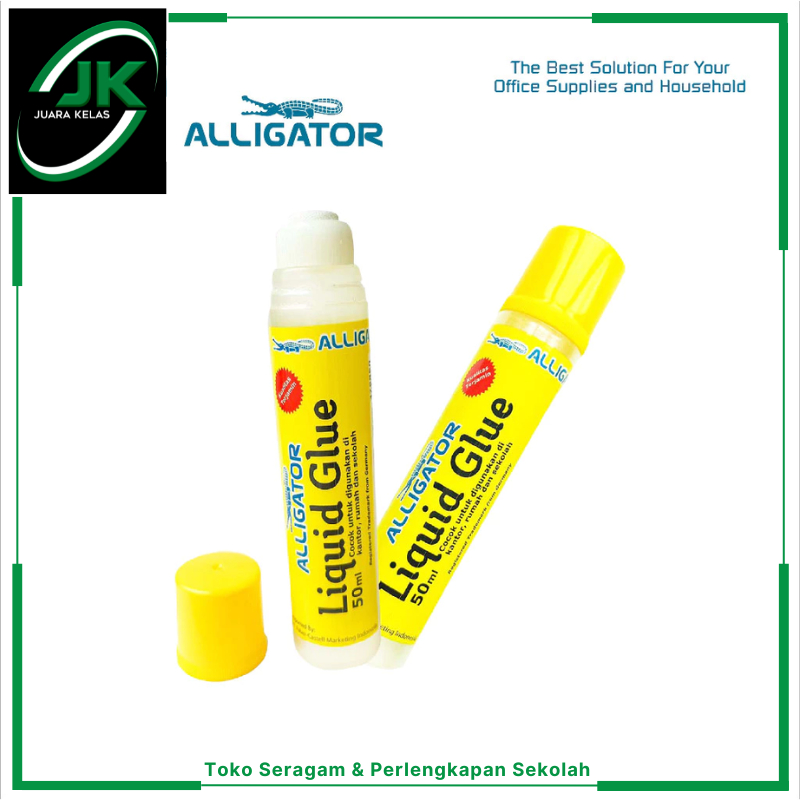 

[JK] Alligator Liquid Glue Lem Kertas 50 Ml