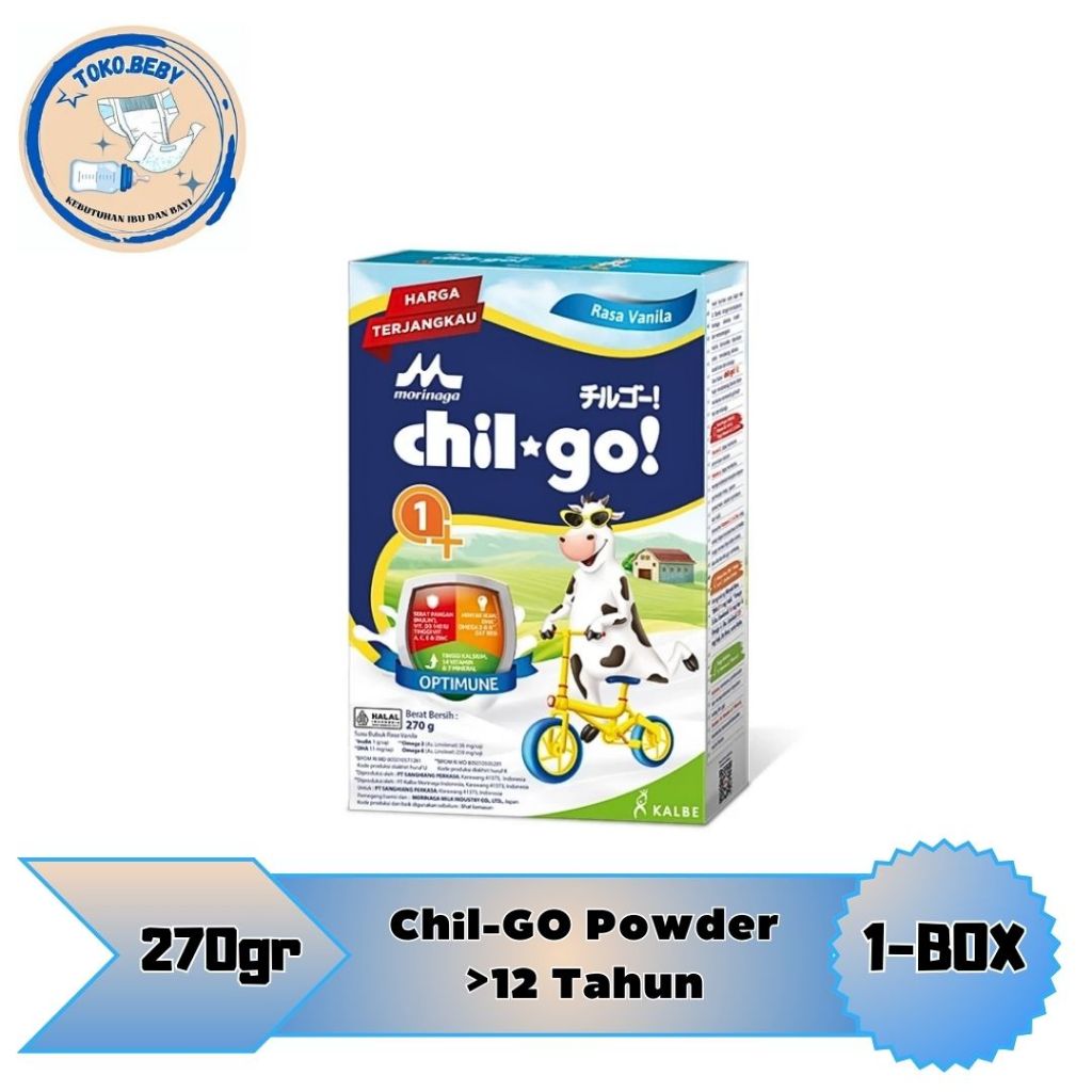 

Morinaga Chil-Go Susu Bubuk 0-6/1+ Dan 3+ Madu/Vanila 270gr/toko.beby