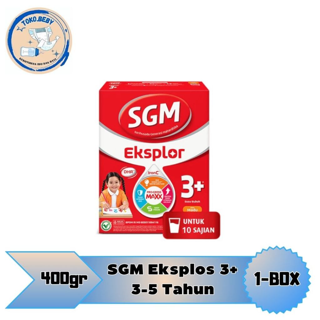 

SGM Eksplor 3+ Usia 3-5 Tahun Madu/Vanila/ 400g/toko.beby