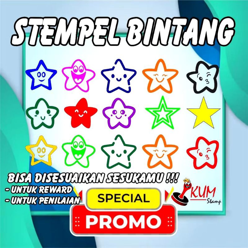 

[CHY] CTAK STEMPEL BINTANG REWARD (Bulat 1,7cm) OTOMATIS GRADE A NEW