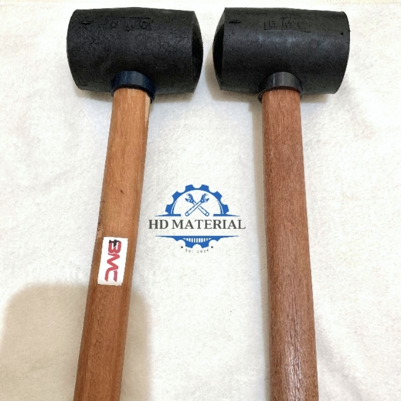 Palu Karet / Palu Keramik / Palu Karet Gagang Kayu / Palu Keramik Gagang Kayu