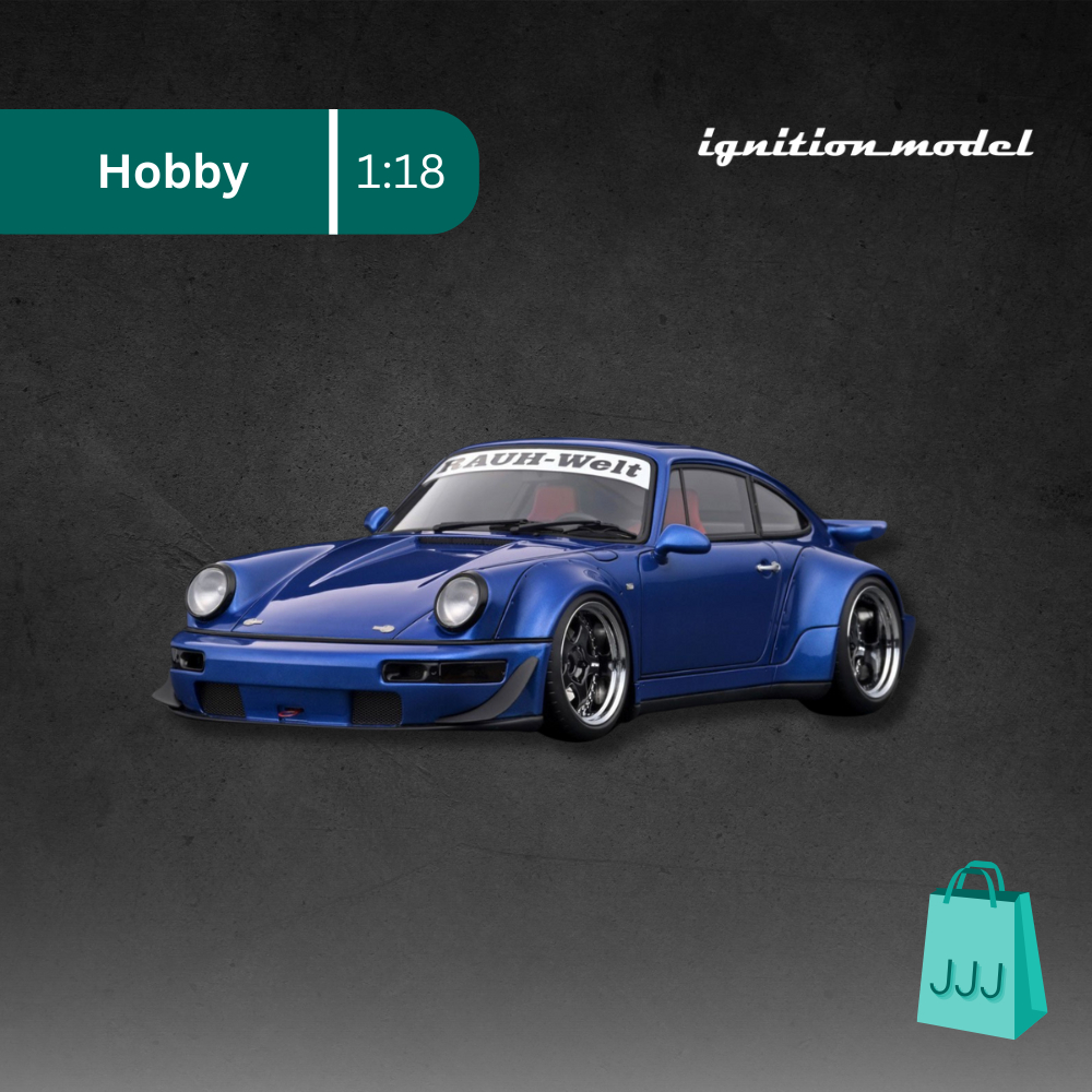 Ignition Model / 1:18 Porsche RWB 964 Blue Metallic / Diecast
