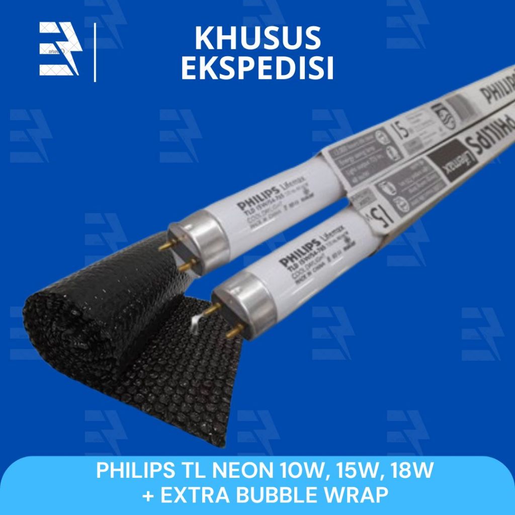 (KHUSUS EKSPEDISI) PHILIPS LAMPU NEON TL 10 WATT - 15 WATT - 18 WATT