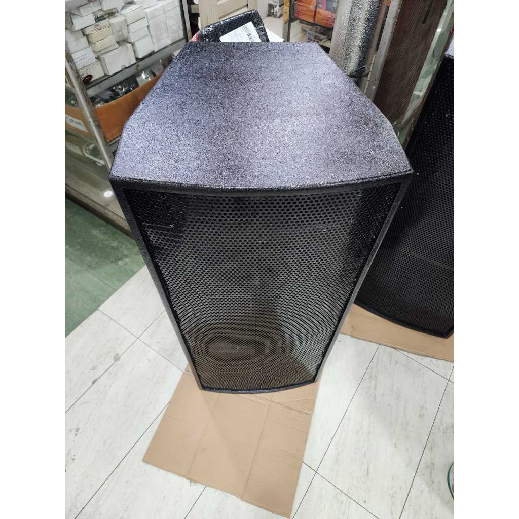 Box Speaker 15 Inch Dobel komplit Isi Model Rcf 15 P400 + 1,75inch tweter komplit