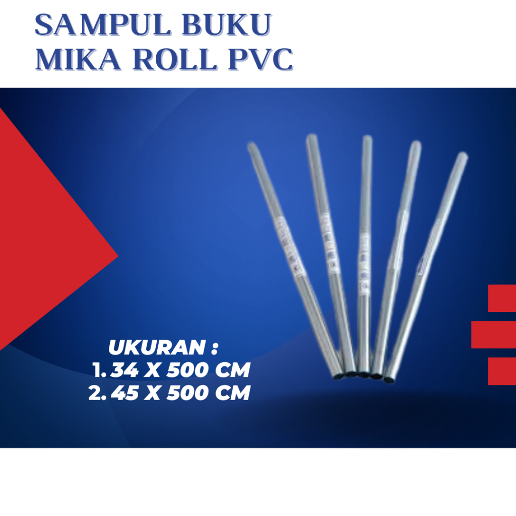

SAMPUL BUKU MIKA ROLL PVC