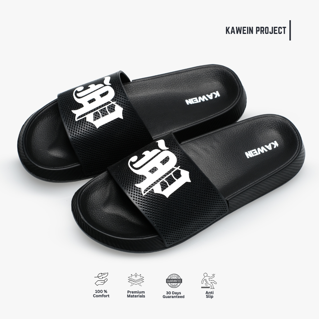 Kawein - Sandal slop slide pria upper lock