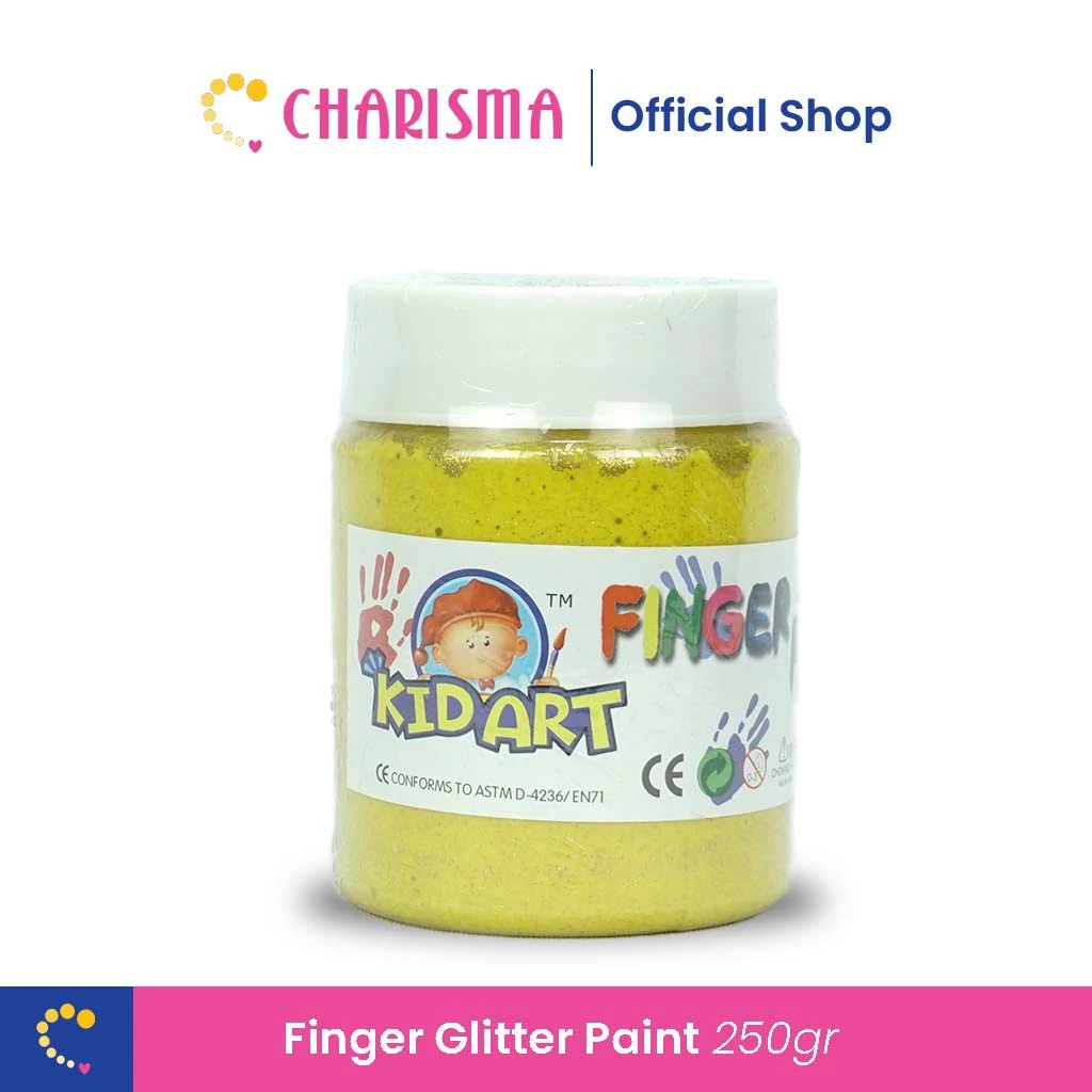 

Charisma Kidart Finger Glitter Paint - Cat Jari Glitter - 91434