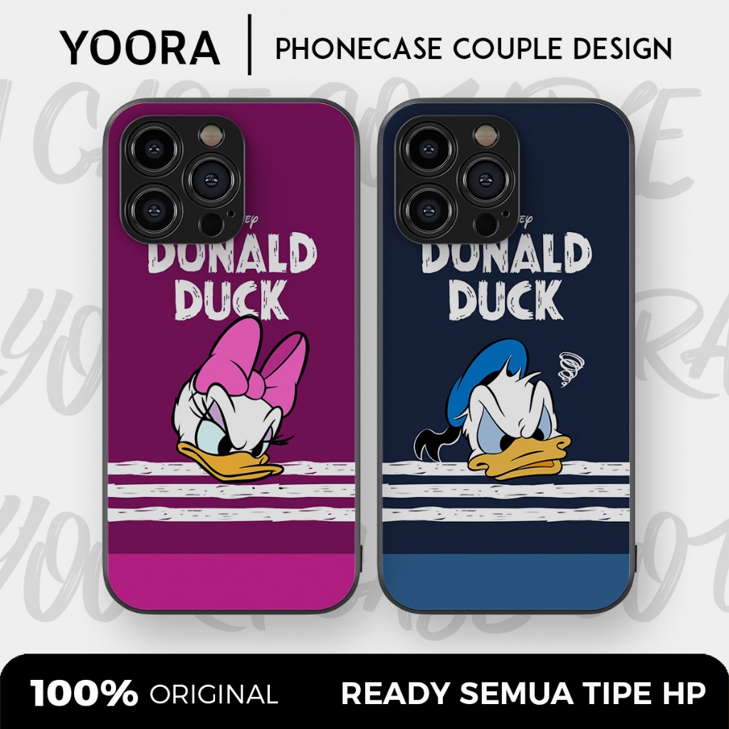 [DD11] Custom Case Couple Donald Duck Daisy Premium Bisa Untuk Semua Tipe Hp