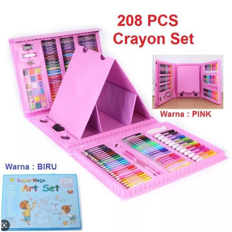 

Jual Crayon Set 208Pcs/Alat Menggambar Anak Isi 208 Pcs/Alat Lukis Anak