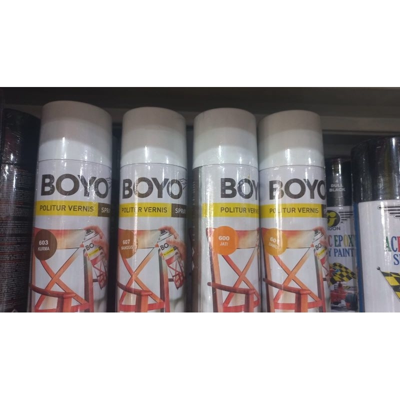 POLITUR VERNIS SPRAY BOYO