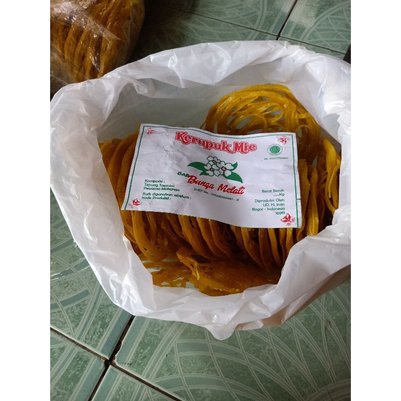 

kerupuk mie cap bunga melati 1000gr