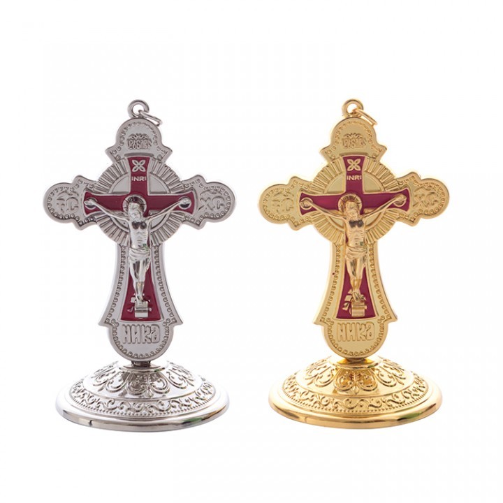 Salib mini Salib dasbor mobil salib duduk mini salib benediktus salib premium salib duduk besi salib