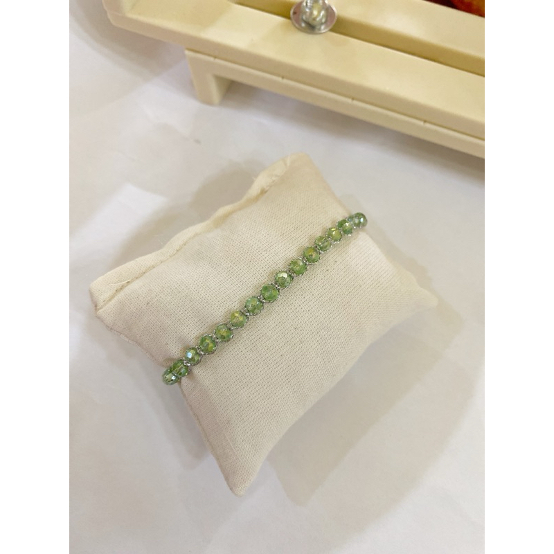 Gelang wanita samapura/gelang daisha polos silver