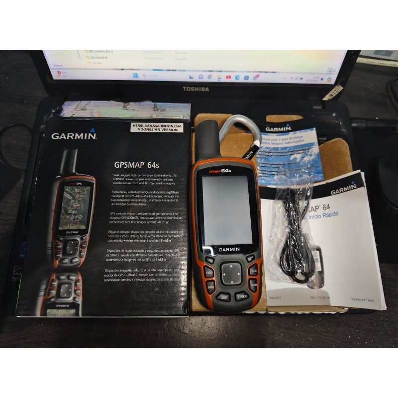 GPS Garmin 64s Like New/GPS Garmin 64s Seperti Baru