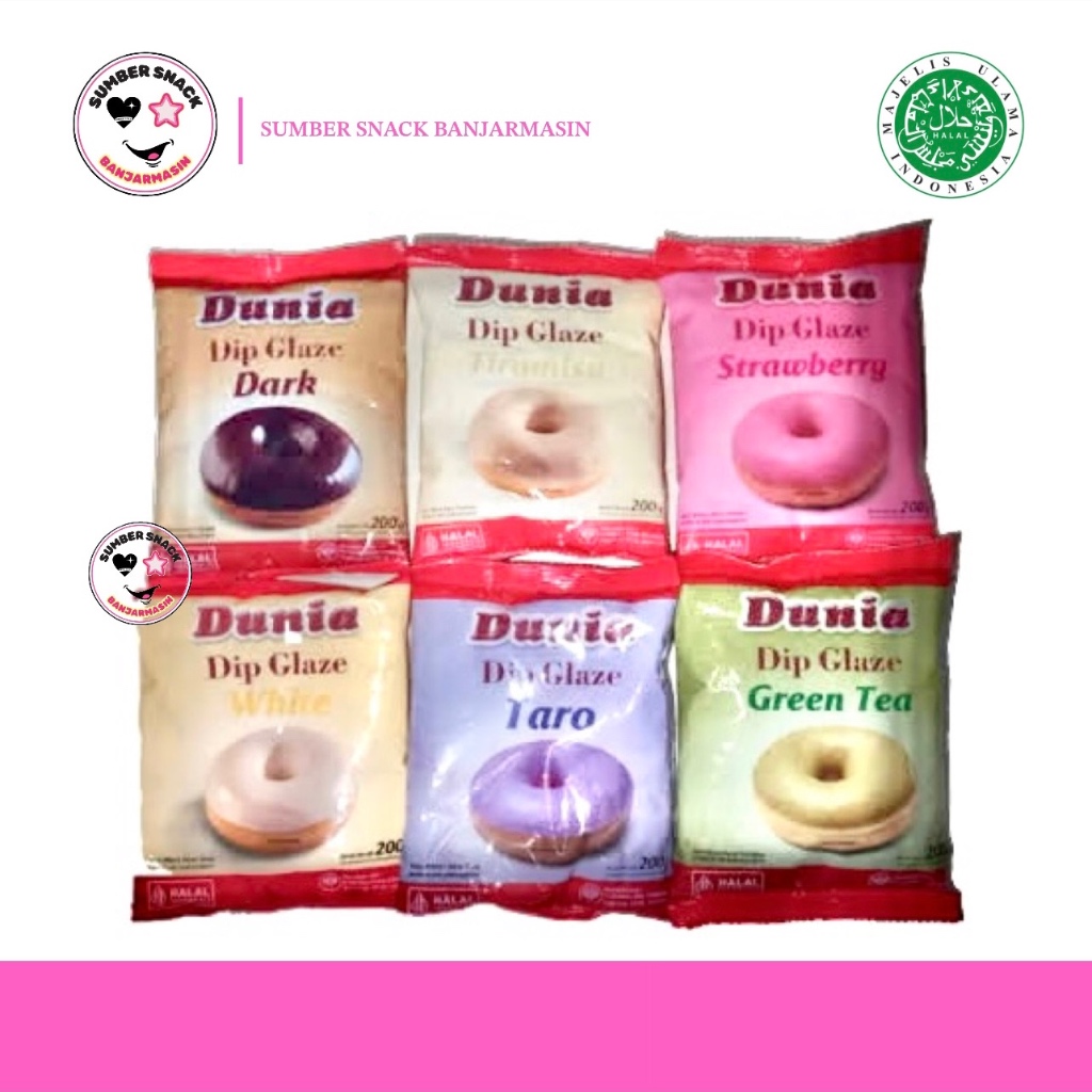 

Dunia Dip Glaze Pouch (200g) (6 Varian Rasa)