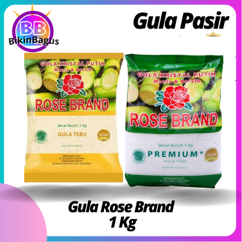 

Gula Pasir Rosebrand Kemasan 1kg sweetener rose brand