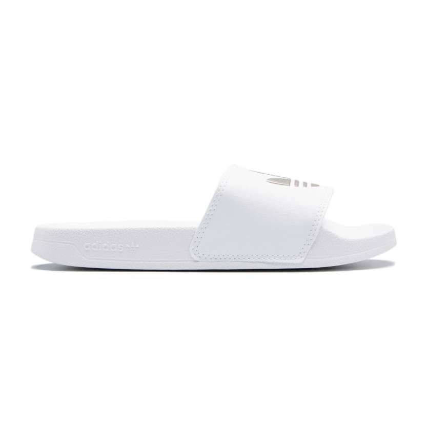 Adidas Adilette Lite White Matte Silver Sandal Wanita