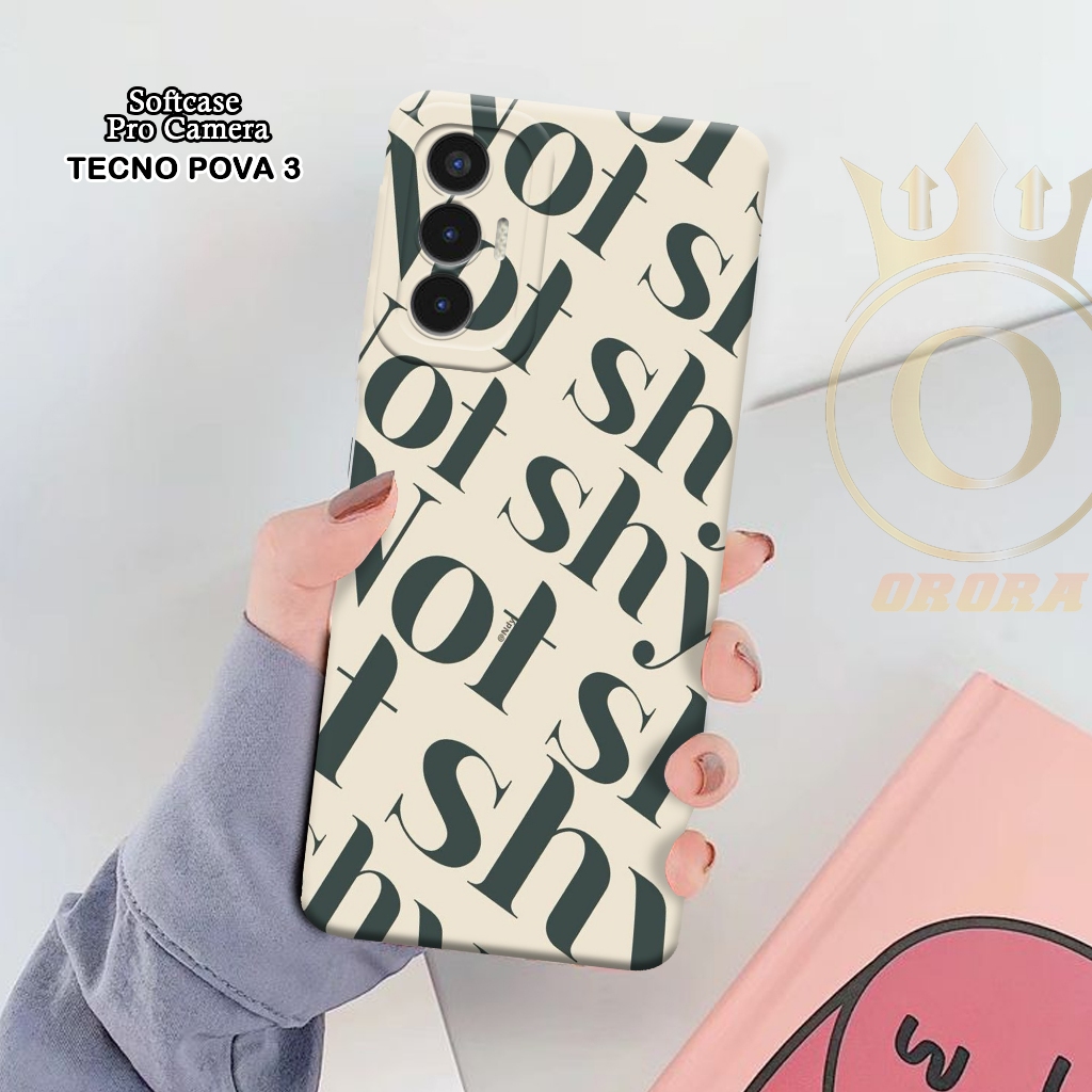 Softcase Tecno Pova 3 - ORORA  - Casing Tecno Pova 3 - Motif case ABSTRAK - Tecno - Softcase Tecno P